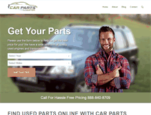 Tablet Screenshot of carpartslocator.com